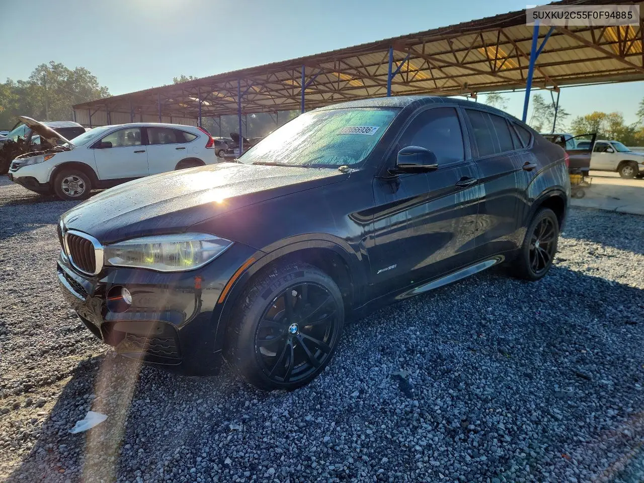 BMW X6 2015, VIN 5UXKU2C55F0F94885