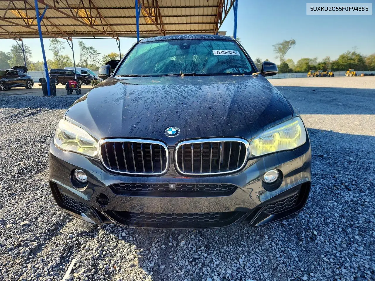 2015 BMW X6 VIN 5UXKU2C55F0F94885 — фото 5