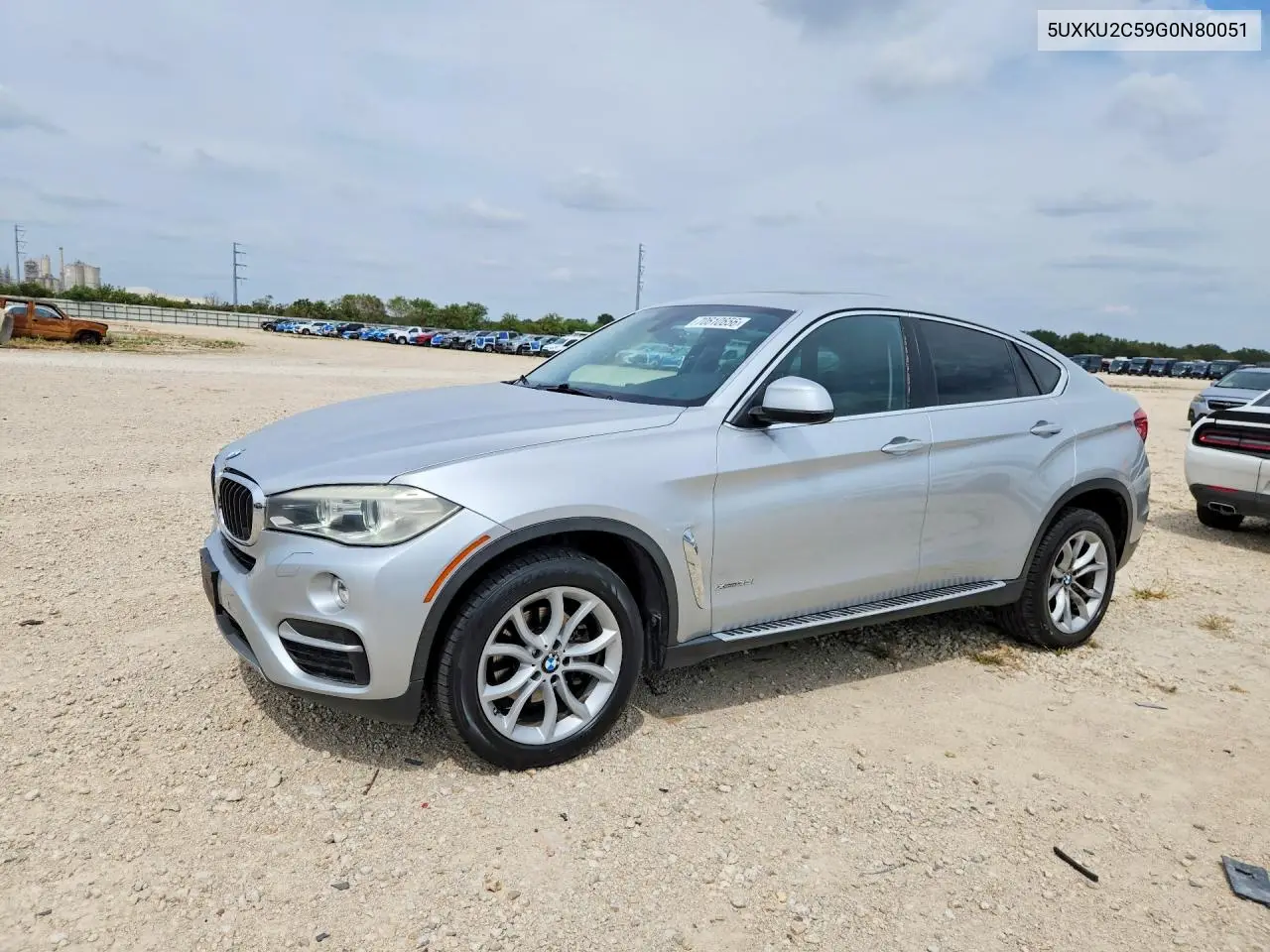 BMW X6 2016, VIN 5UXKU2C59G0N80051