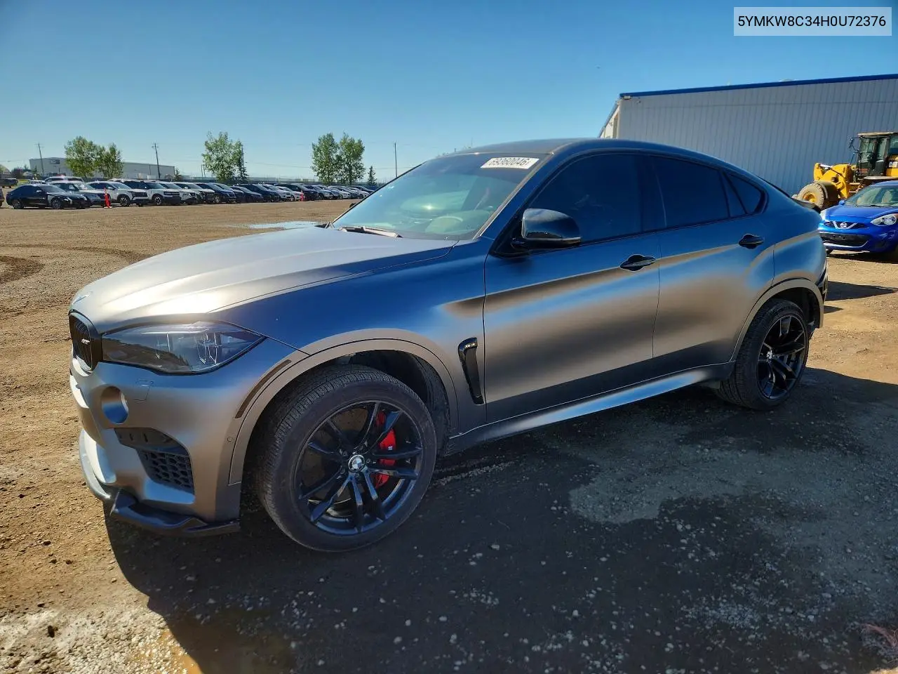 BMW X6 2017, VIN 5YMKW8C34H0U72376