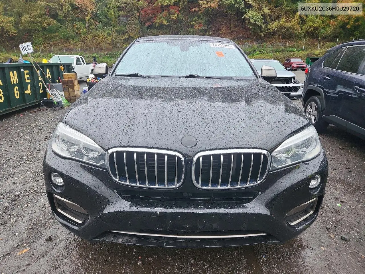 2017 BMW X6 VIN 5UXKU2C36H0U29720 — фото 5