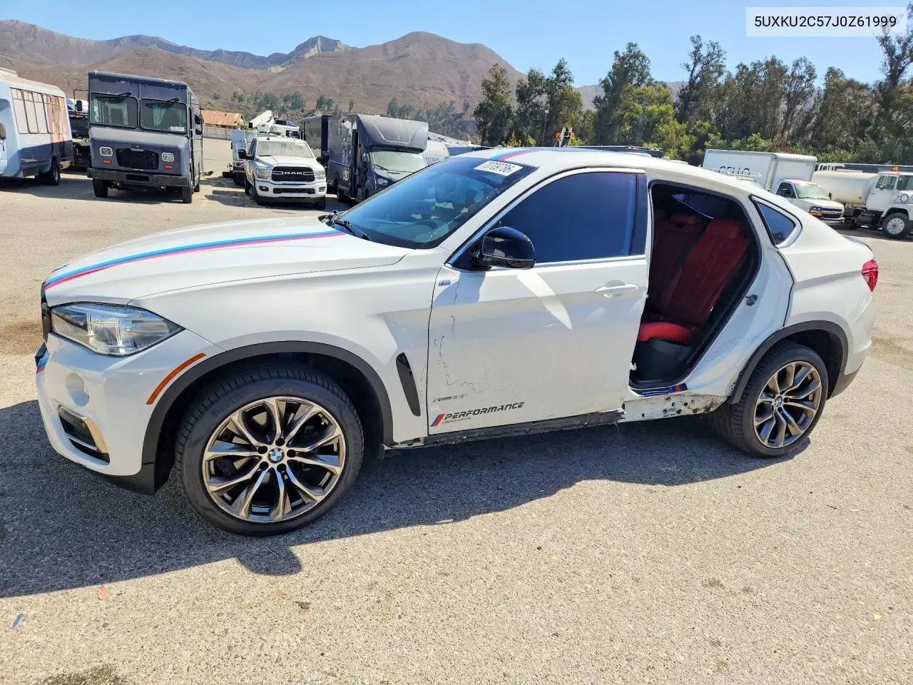BMW X6 2018, VIN 5UXKU2C57J0Z61999