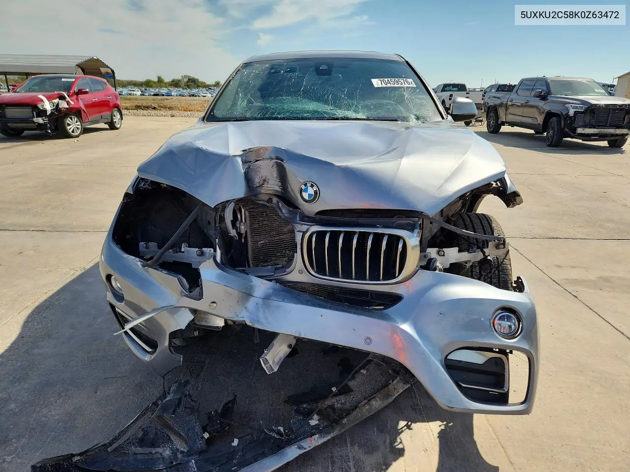 2019 BMW X6 VIN 5UXKU2C58K0Z63472 — фото 5