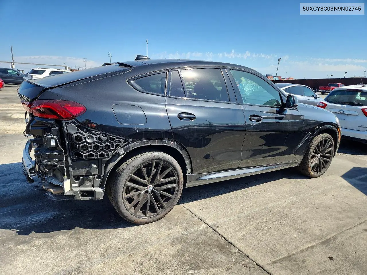 2022 BMW X6 VIN 5UXCY8C03N9N02745 — фото 3