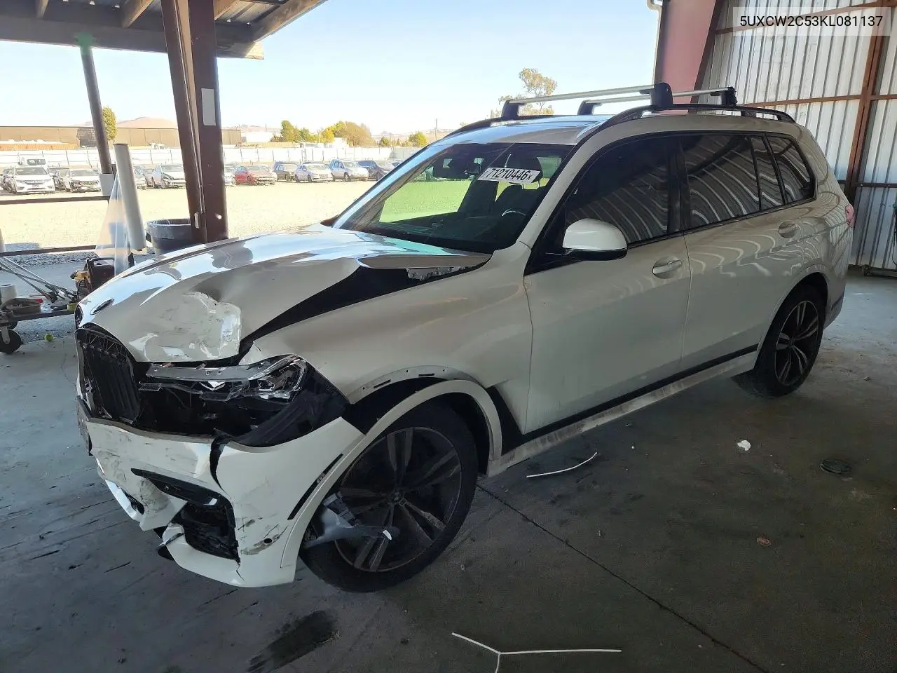 2019 BMW X7 VIN 5UXCW2C53KL081137 — фото 2