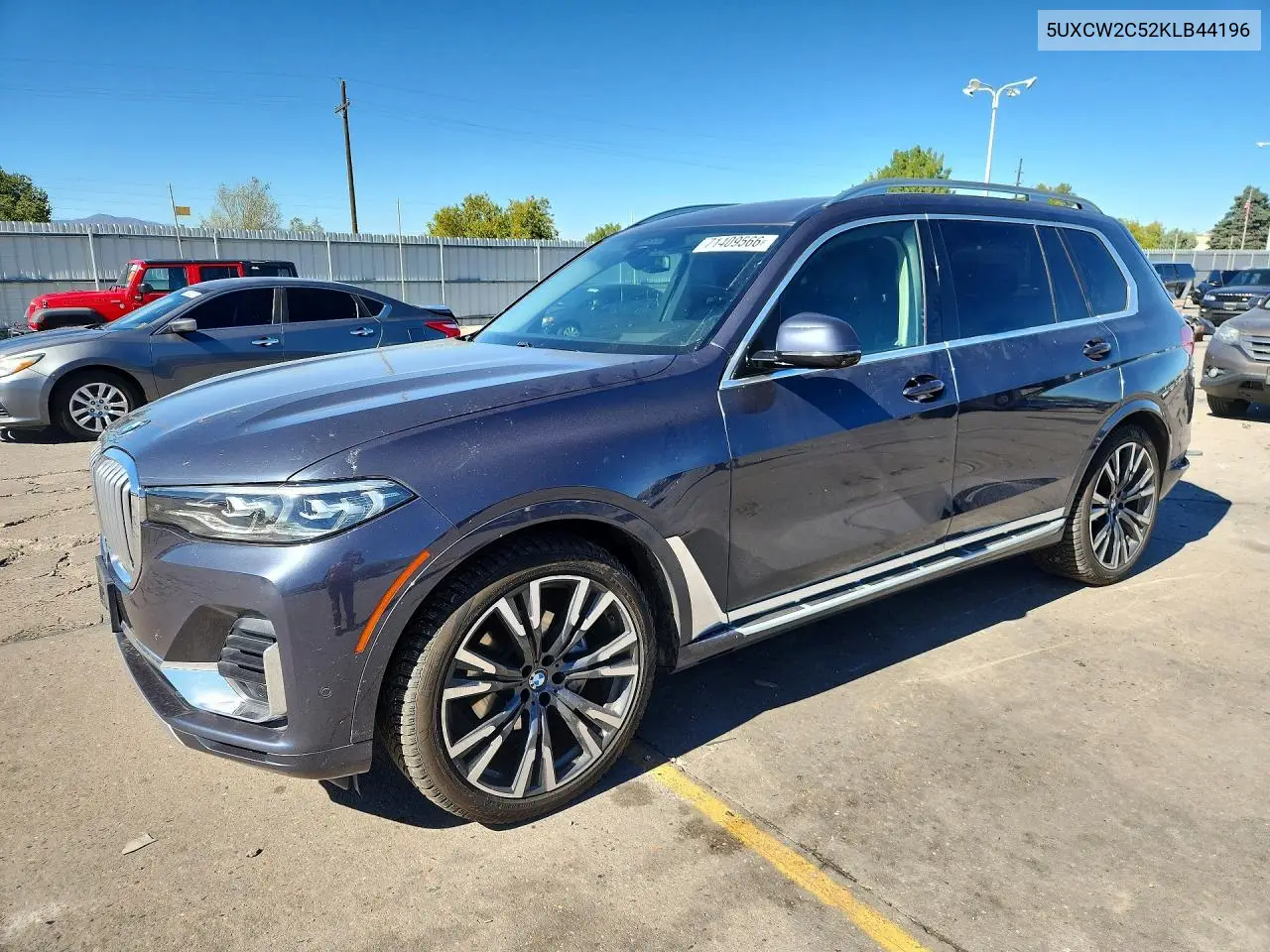 BMW X7 2019, VIN 5UXCW2C52KLB44196
