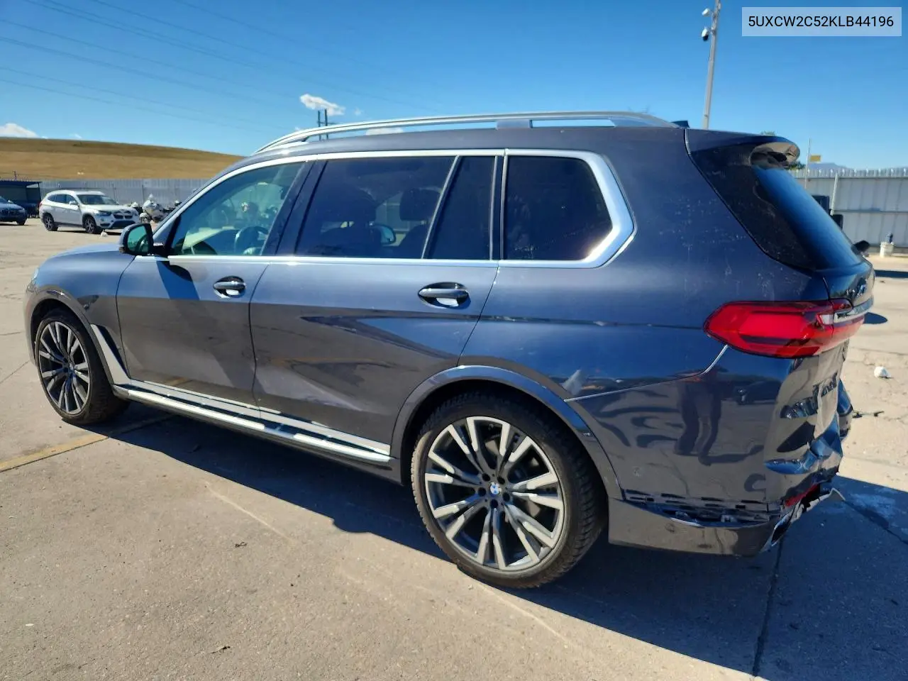 2019 BMW X7 VIN 5UXCW2C52KLB44196 — фото 2