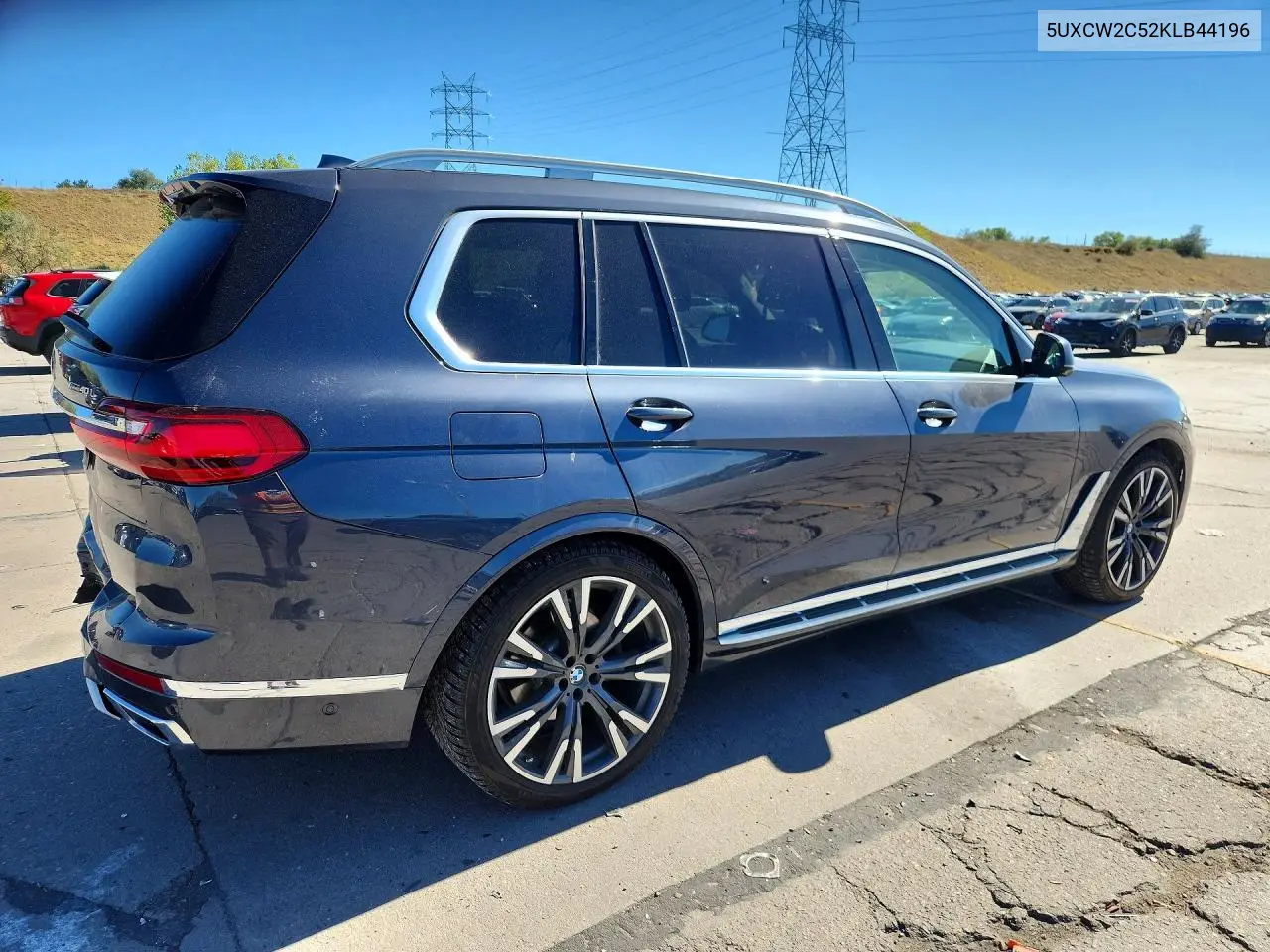 2019 BMW X7 VIN 5UXCW2C52KLB44196 — фото 3
