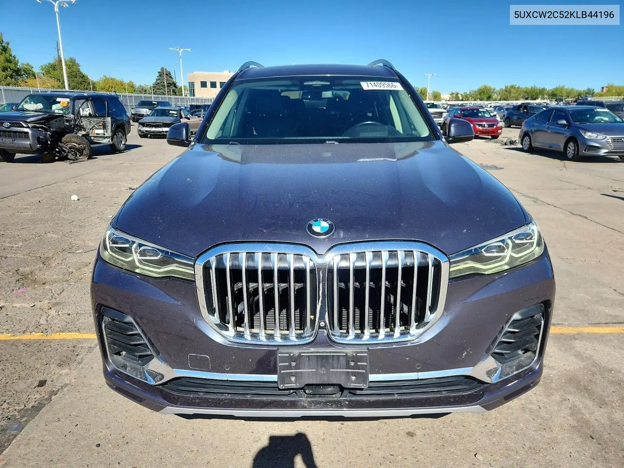 2019 BMW X7 VIN 5UXCW2C52KLB44196 — фото 5