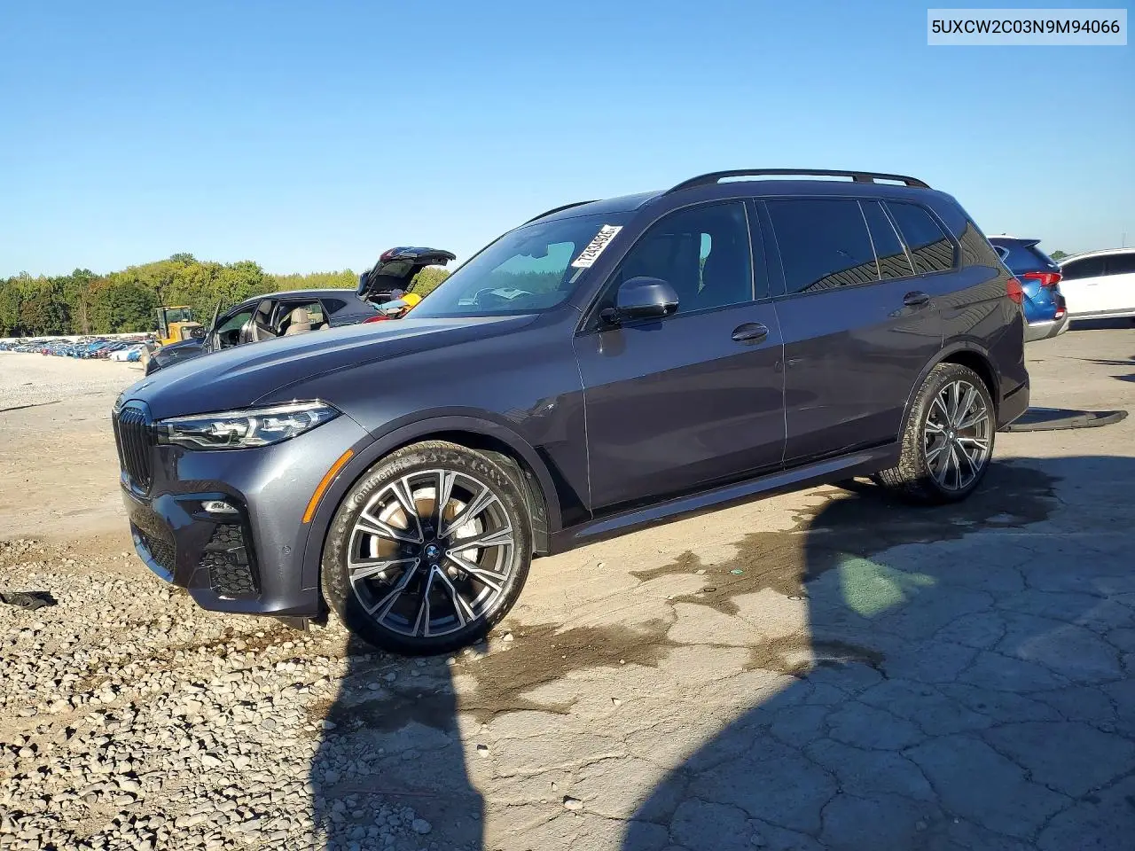 BMW X7 2022, VIN 5UXCW2C03N9M94066