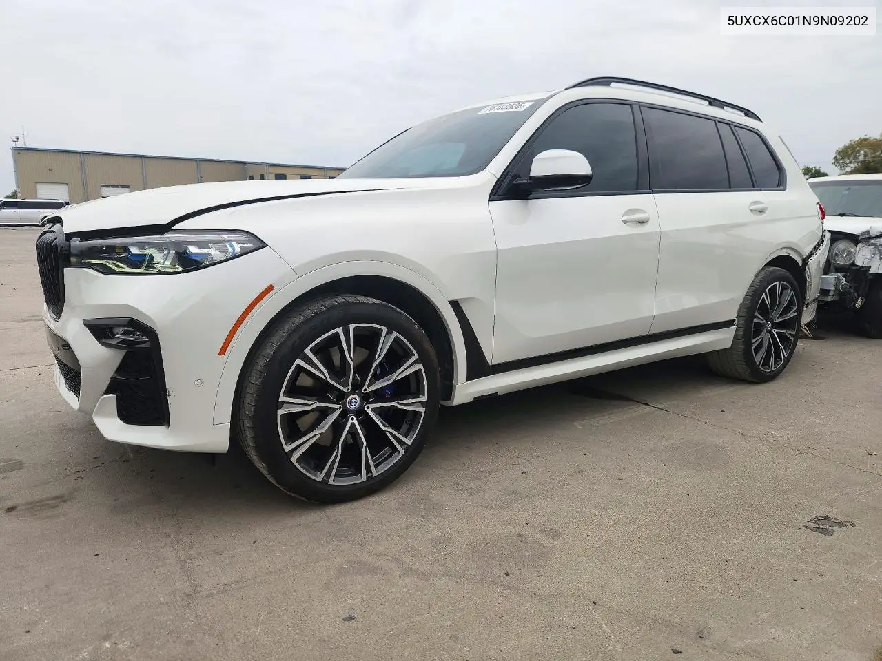 BMW X7 2022, VIN 5UXCX6C01N9N09202