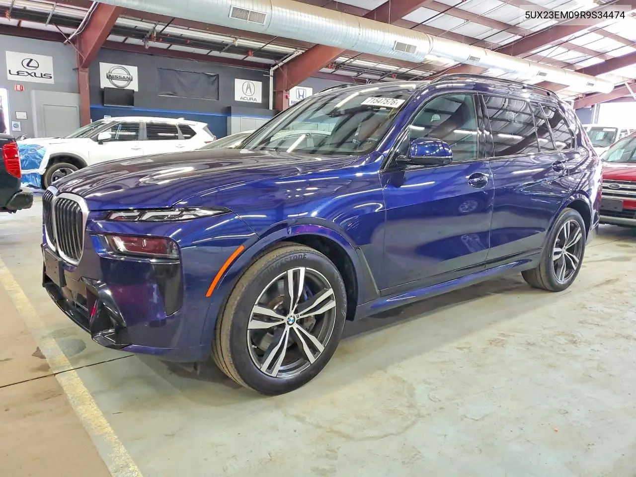 BMW X7 2024, VIN 5UX23EM09R9S34474
