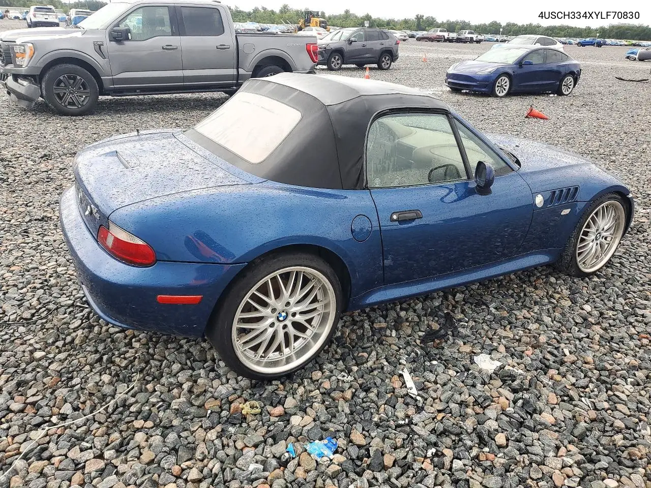 2000 BMW Z3 VIN 4USCH334XYLF70830 — фото 3