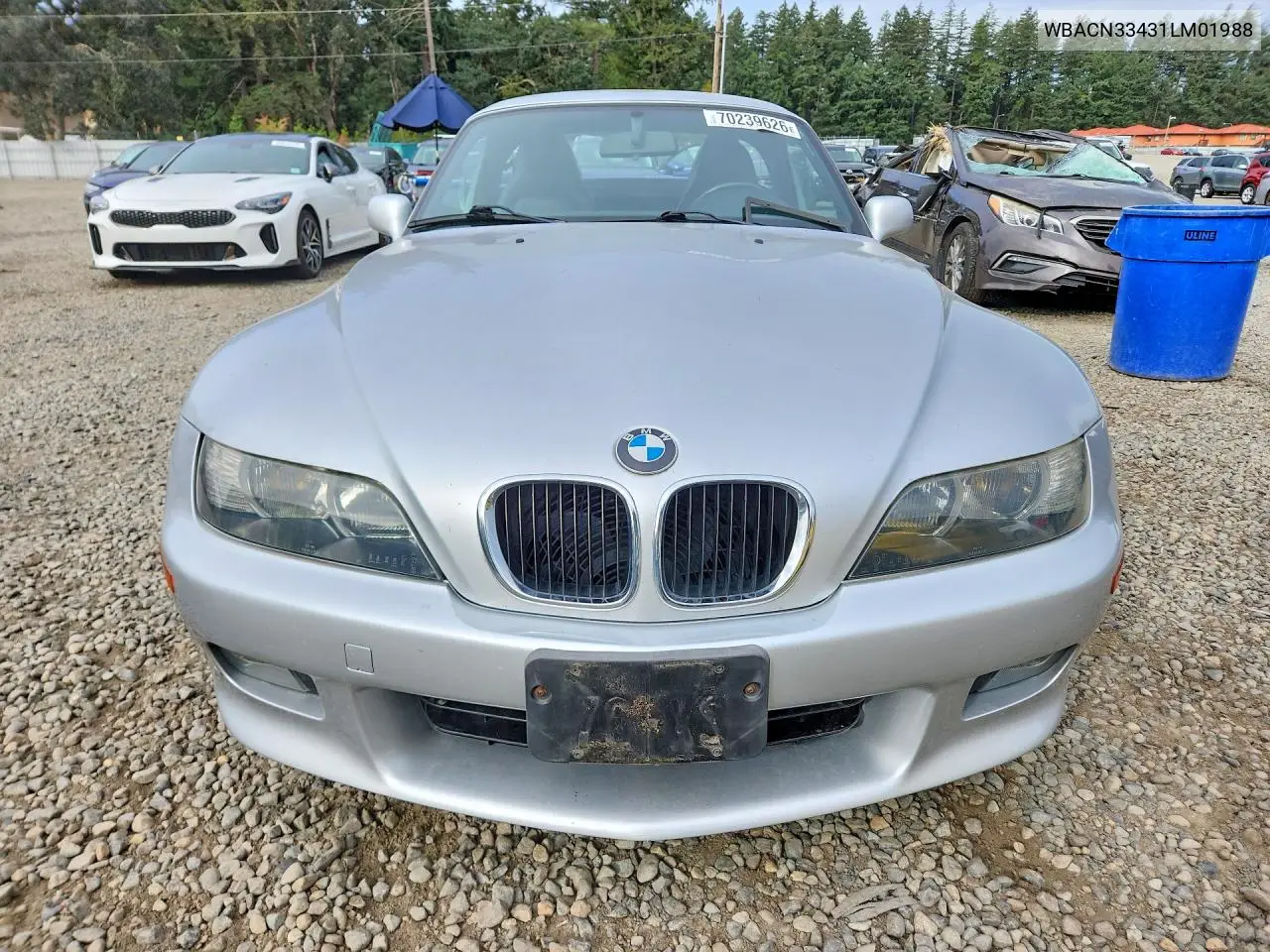 2001 BMW Z3 VIN WBACN33431LM01988 — фото 5