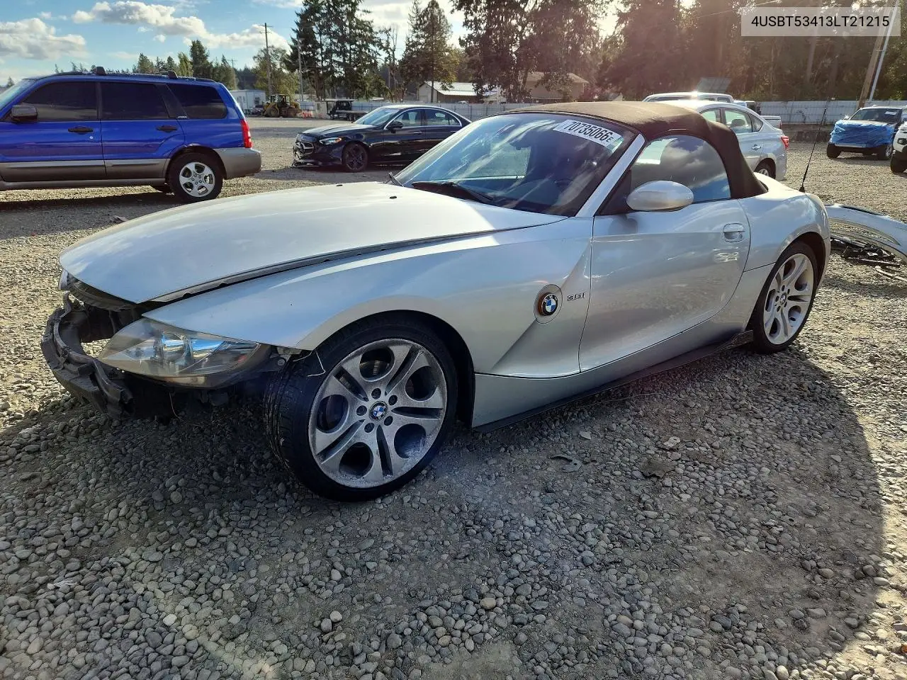 BMW Z4 2003, VIN 4USBT53413LT21215