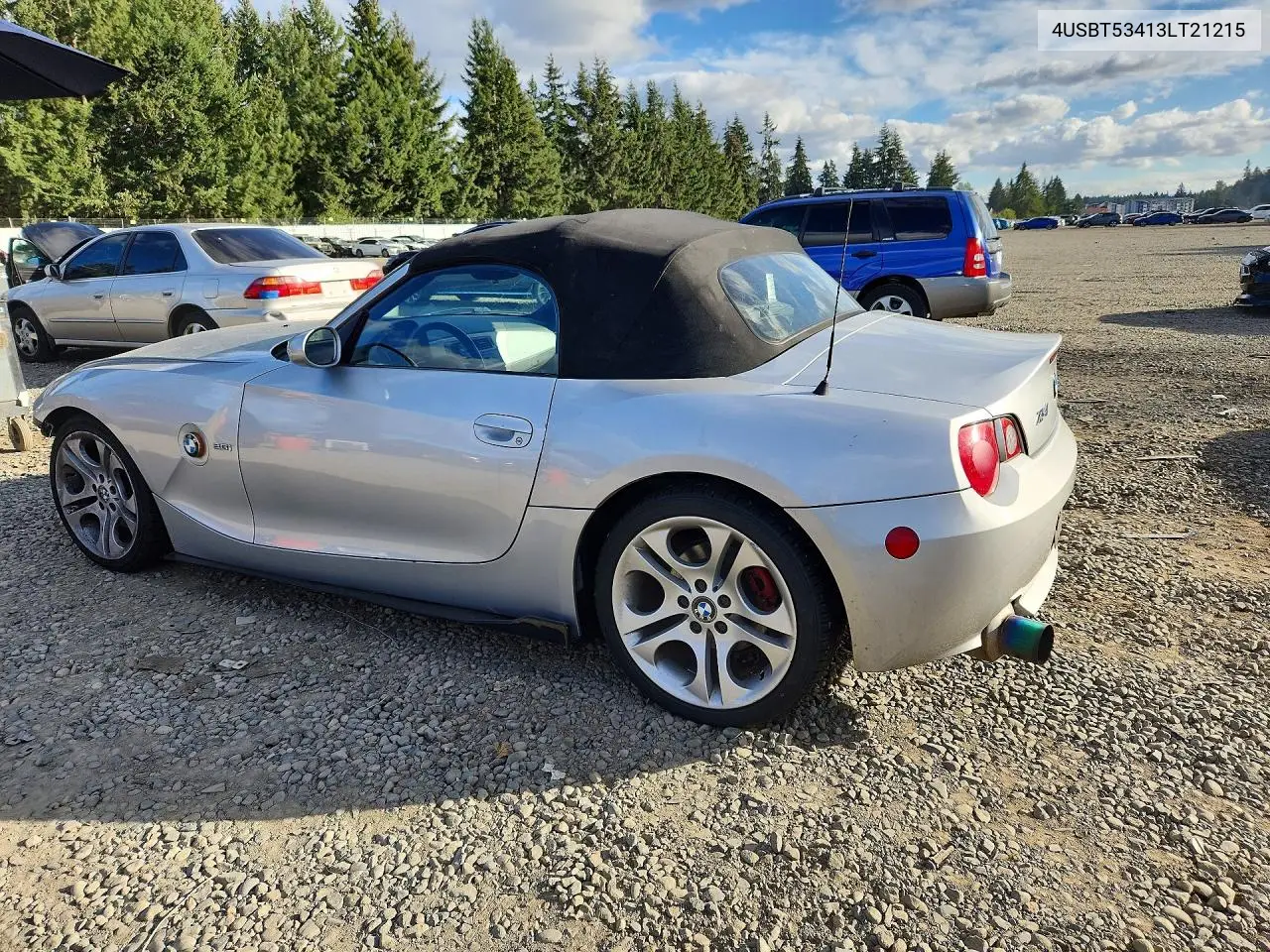 2003 BMW Z4 VIN 4USBT53413LT21215 — фото 2