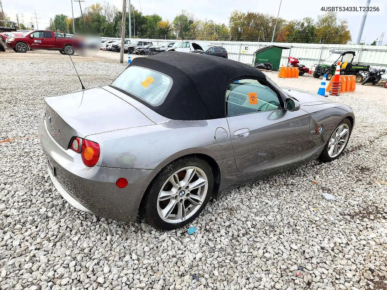 2003 BMW Z4 VIN 4USBT53433LT23256 — фото 3