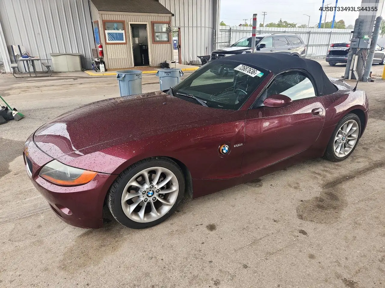 BMW Z4 2003, VIN 4USBT33493LS44355