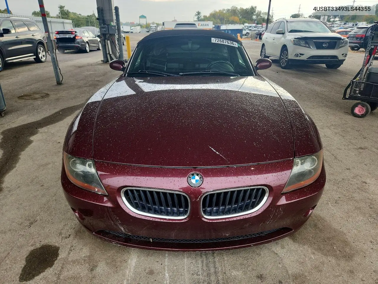2003 BMW Z4 VIN 4USBT33493LS44355 — фото 5