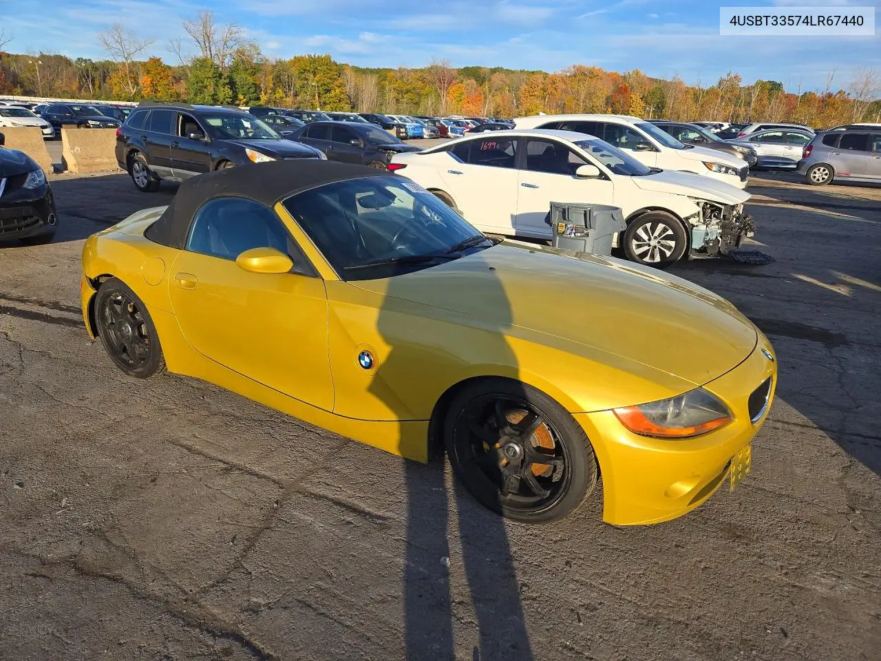 2004 BMW Z4 VIN 4USBT33574LR67440 — фото 4