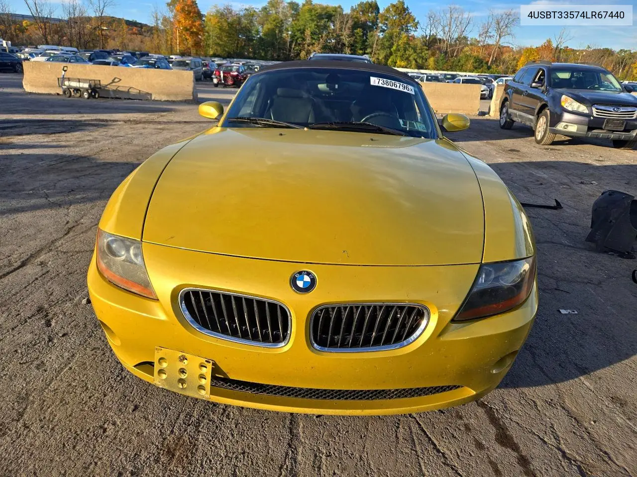 2004 BMW Z4 VIN 4USBT33574LR67440 — фото 5