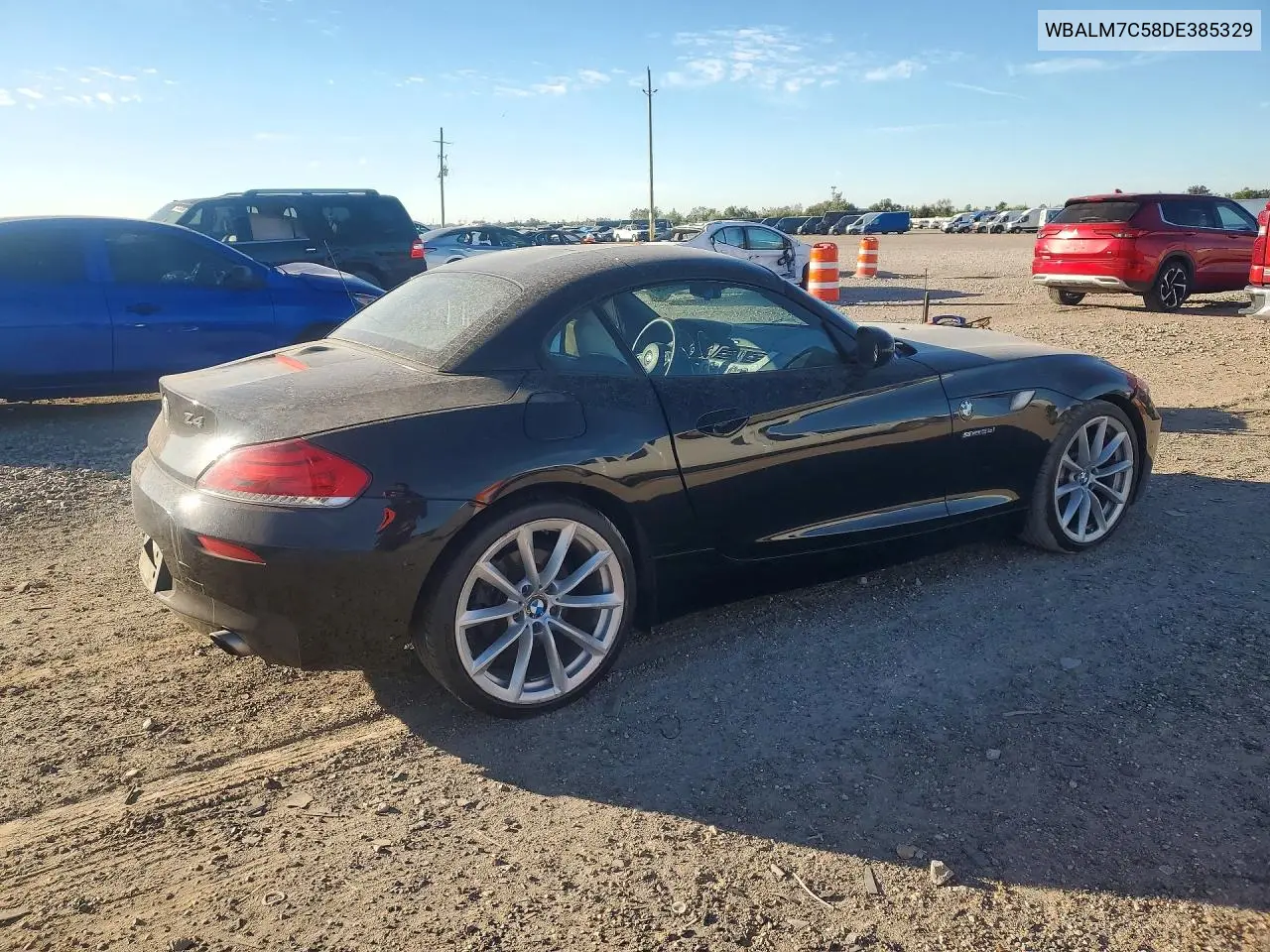 2013 BMW Z4 VIN WBALM7C58DE385329 — фото 3
