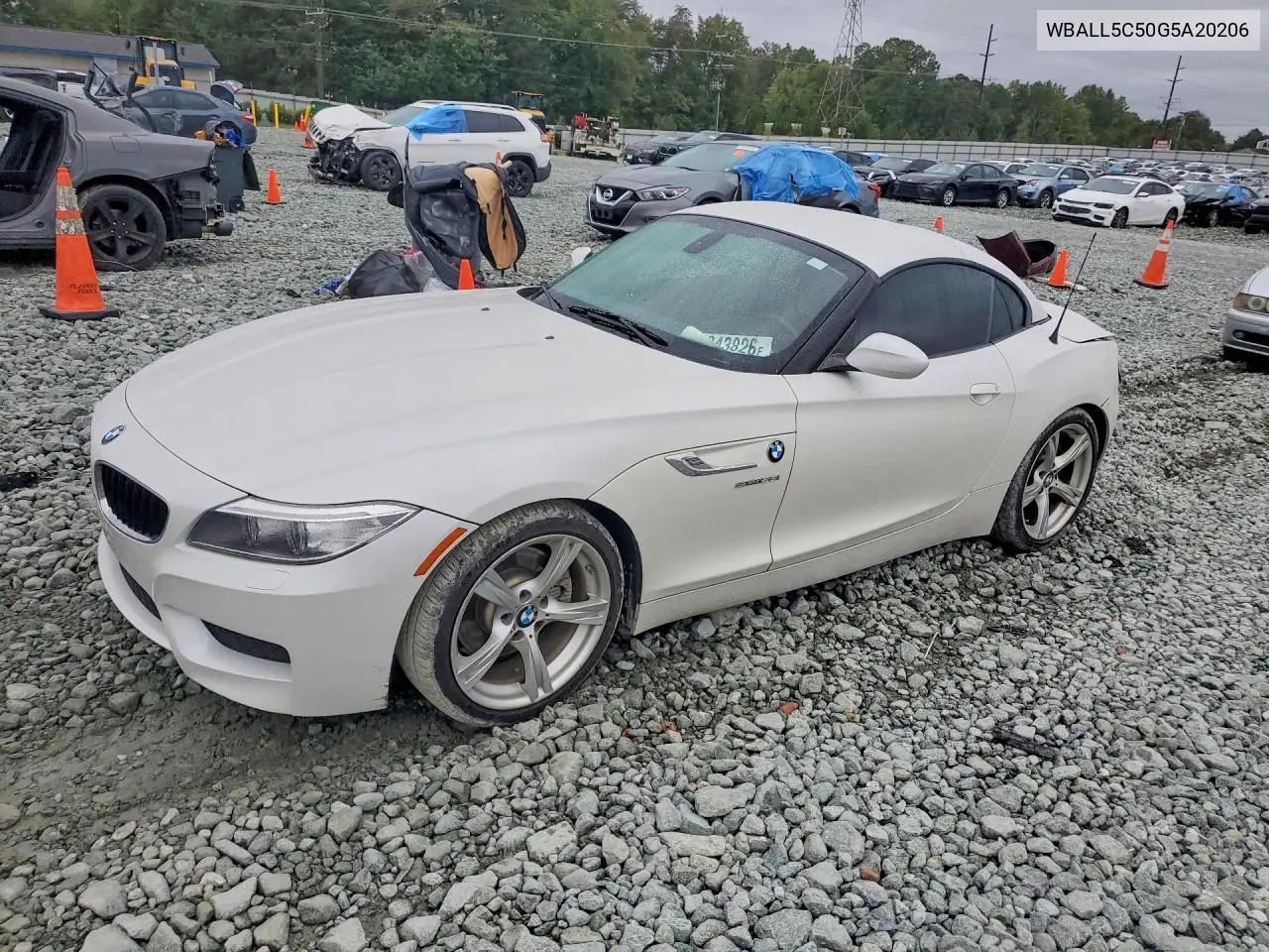 2016 BMW Z4 VIN WBALL5C50G5A20206 — фото 1