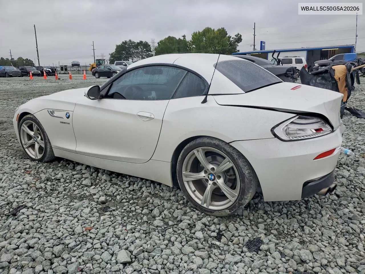 2016 BMW Z4 VIN WBALL5C50G5A20206 — фото 2