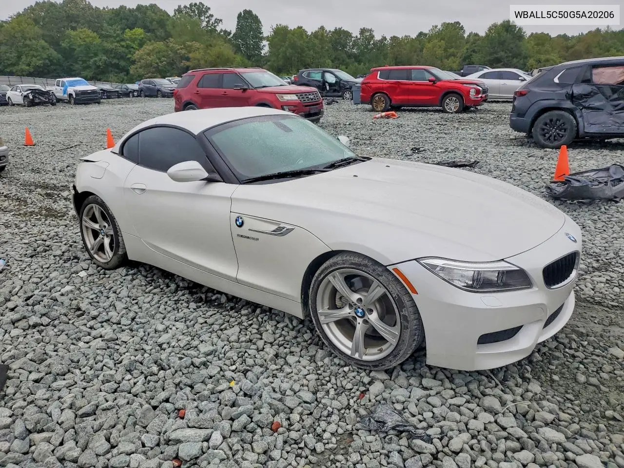 2016 BMW Z4 VIN WBALL5C50G5A20206 — фото 4