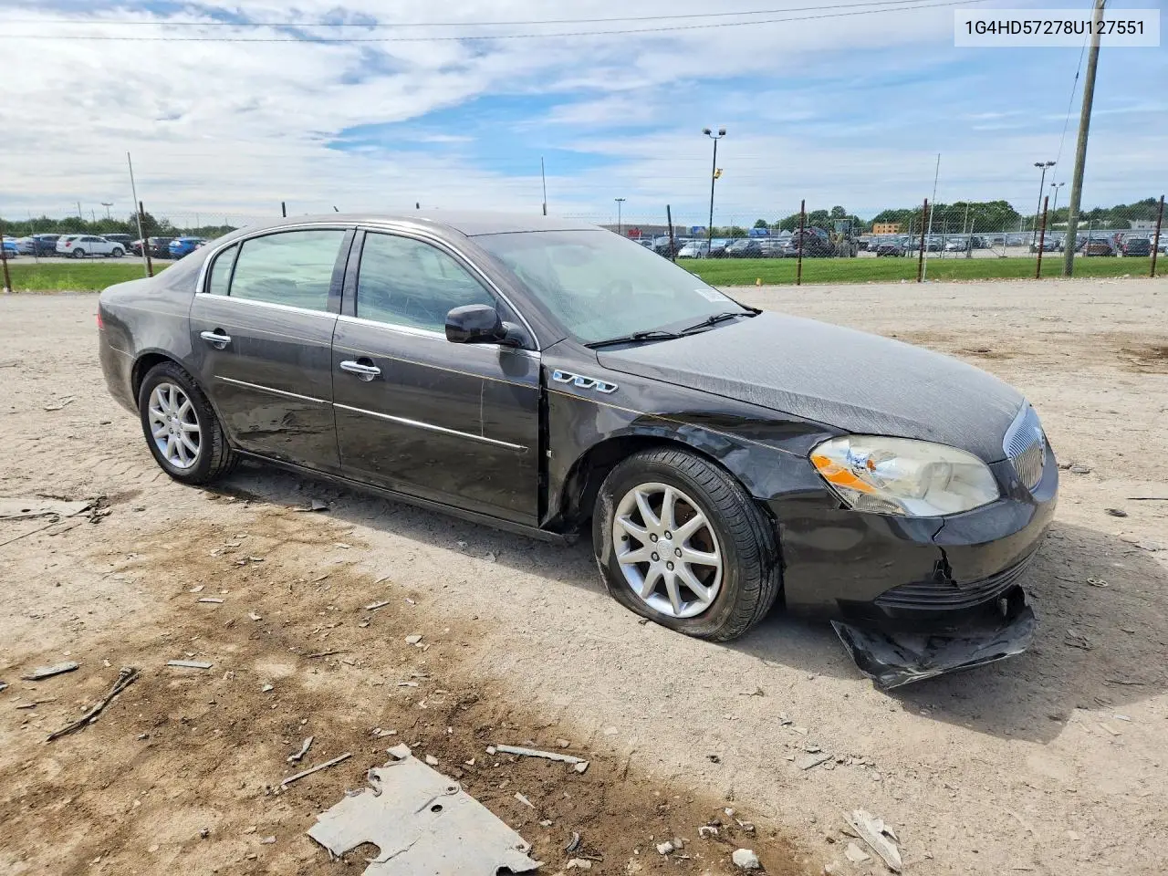 BUICK LUCERNE 2008, VIN 1G4HD57278U127551