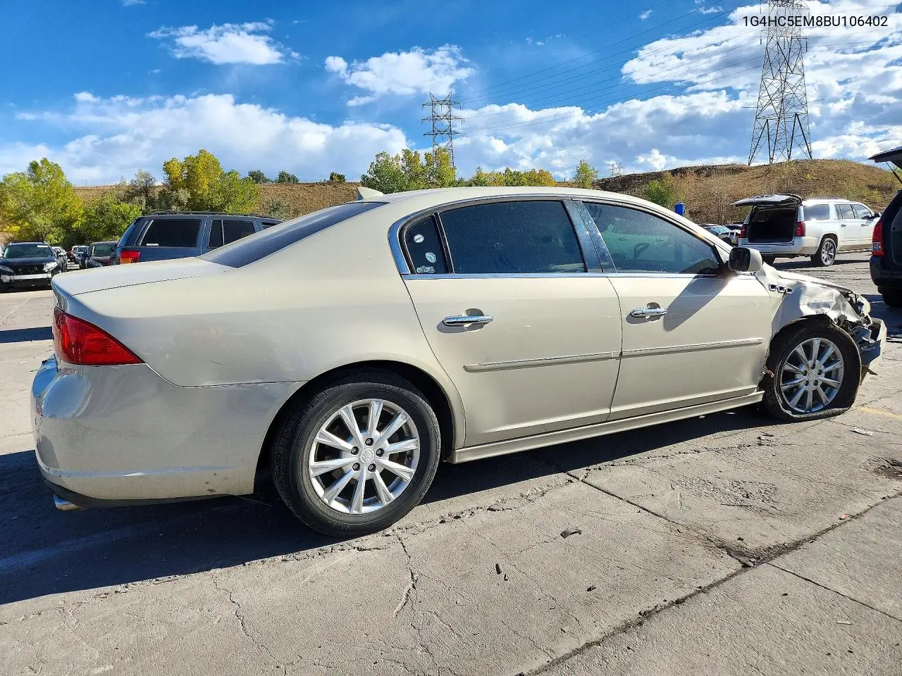 2011 BUICK LUCERNE VIN 1G4HC5EM8BU106402 — фото 3