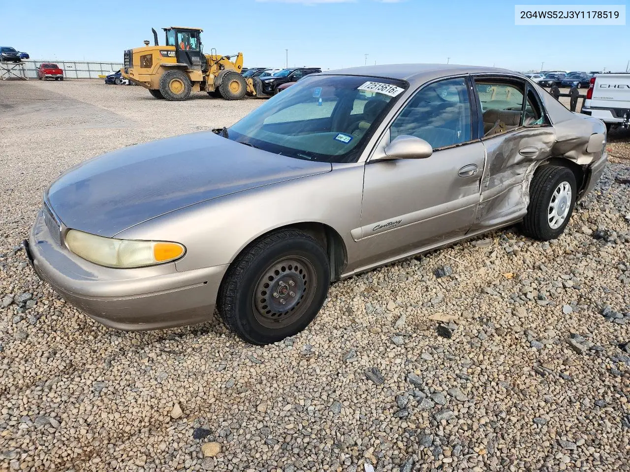 BUICK CENTURY 2000, VIN 2G4WS52J3Y1178519