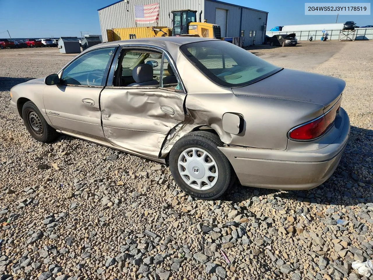 2000 BUICK CENTURY VIN 2G4WS52J3Y1178519 — фото 2