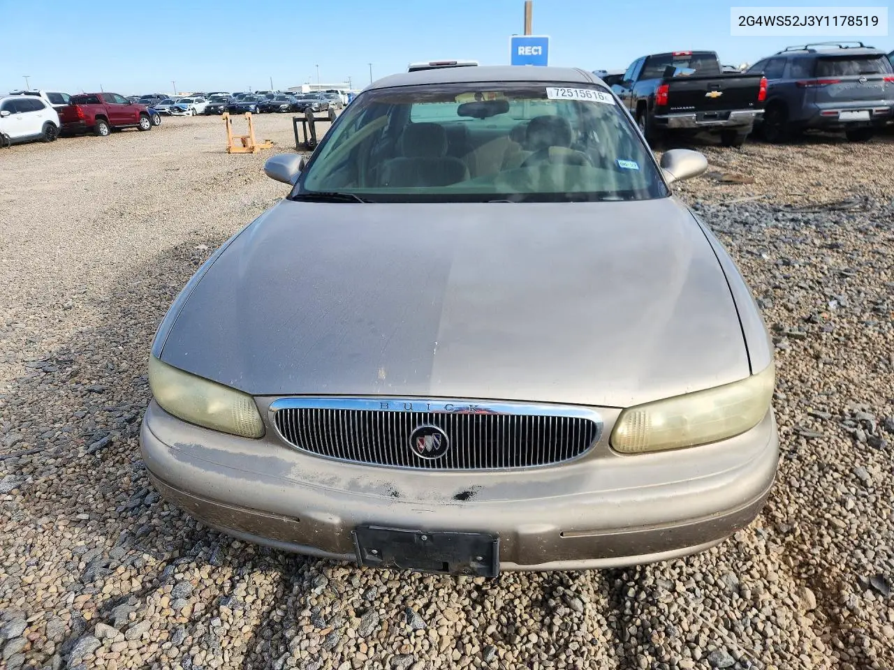 2000 BUICK CENTURY VIN 2G4WS52J3Y1178519 — фото 5