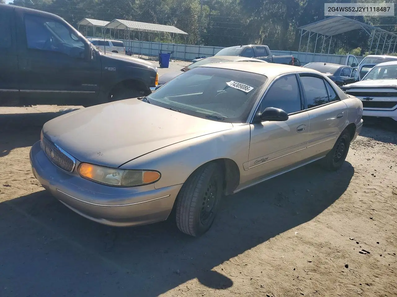 BUICK CENTURY 2000, VIN 2G4WS52J2Y1118487