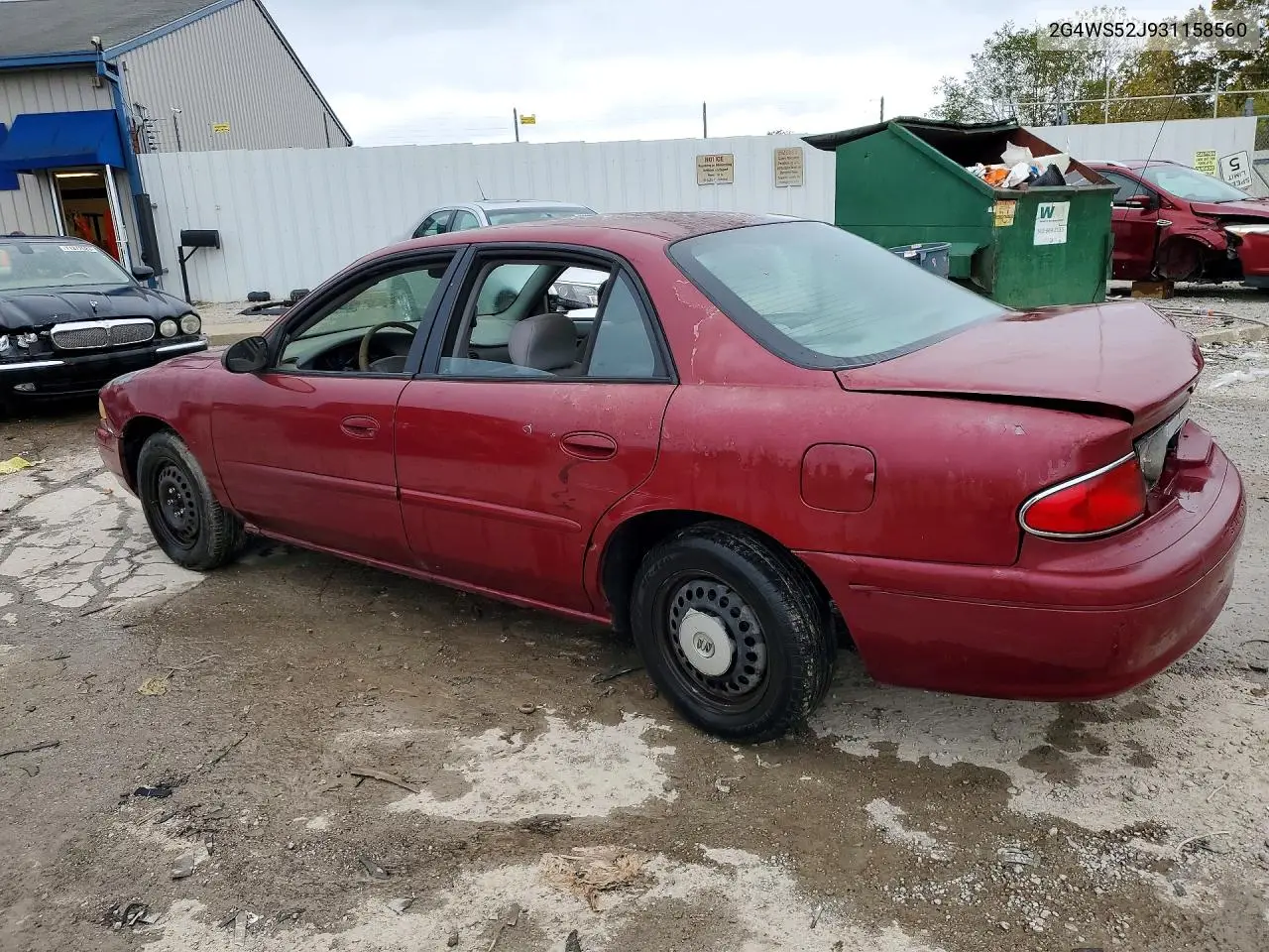 2003 BUICK CENTURY VIN 2G4WS52J931158560 — фото 2