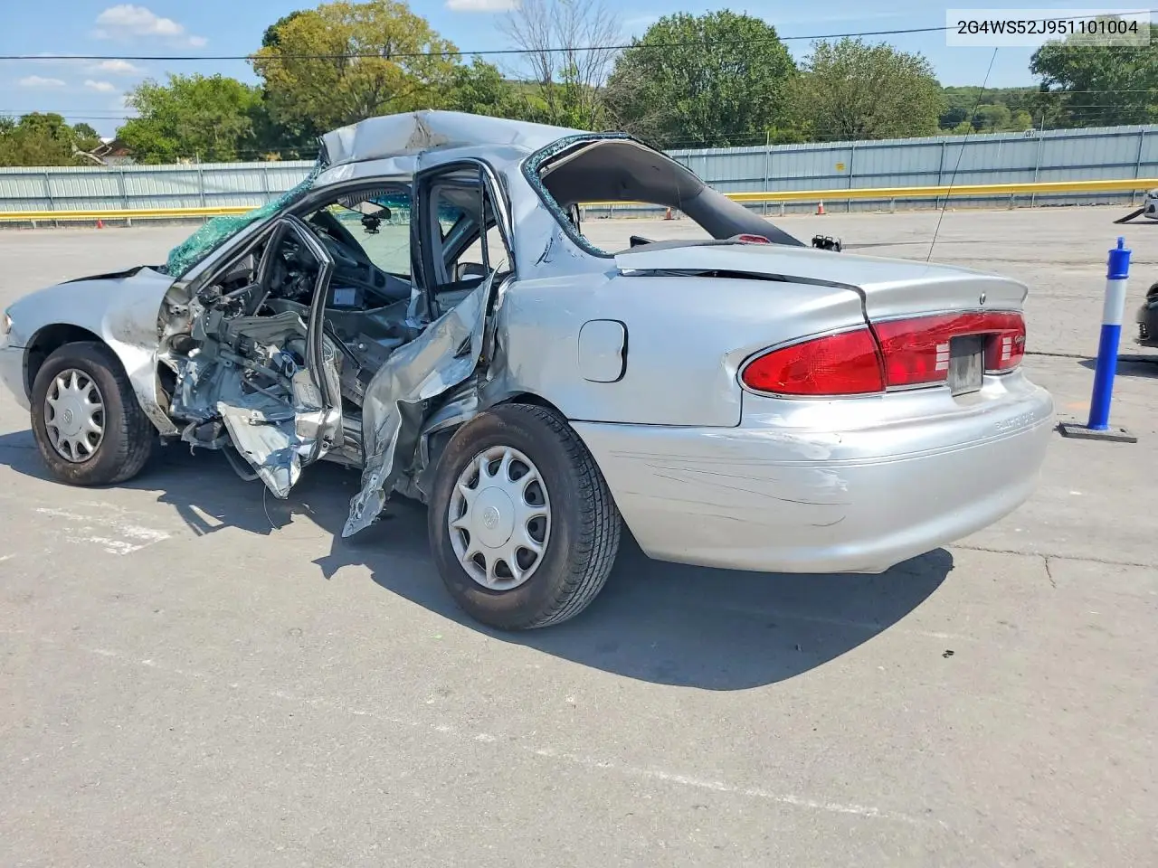 2005 BUICK CENTURY VIN 2G4WS52J951101004 — фото 2