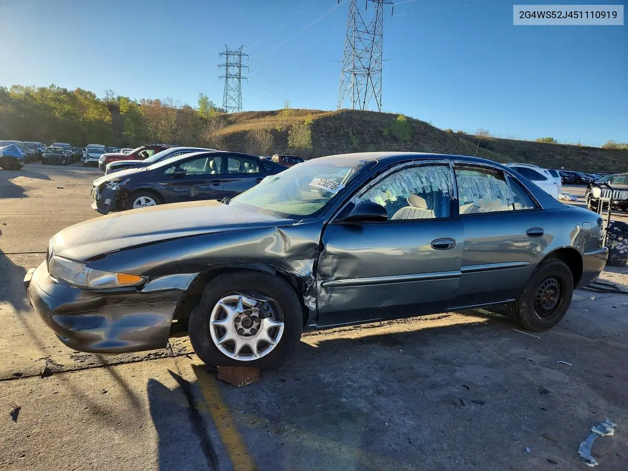 BUICK CENTURY 2005, VIN 2G4WS52J451110919