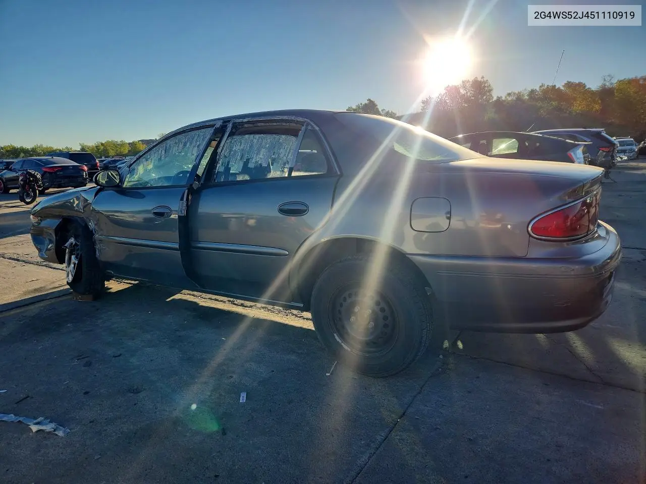 2005 BUICK CENTURY VIN 2G4WS52J451110919 — фото 2