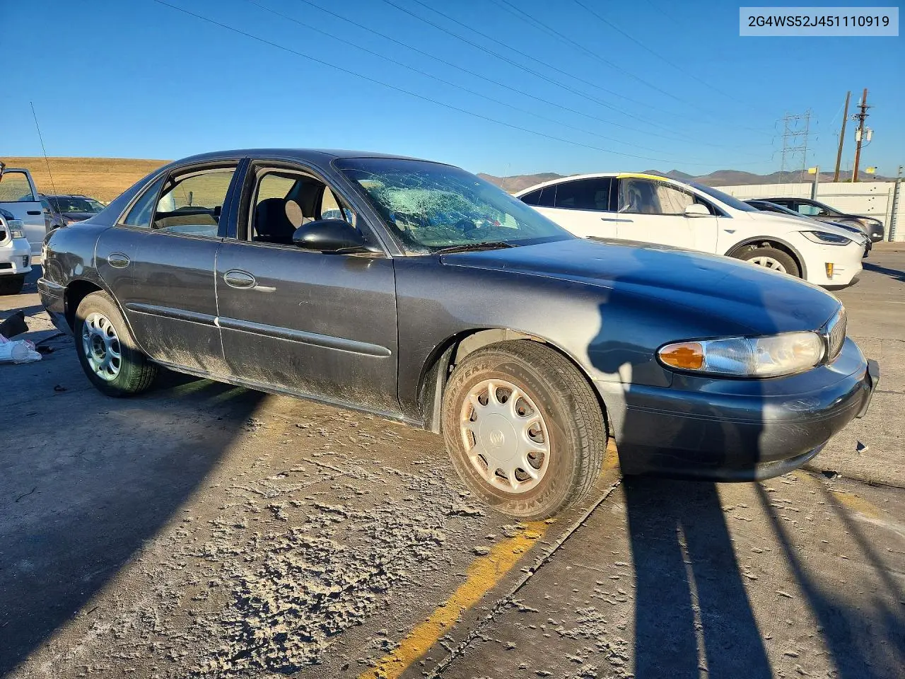 2005 BUICK CENTURY VIN 2G4WS52J451110919 — фото 4
