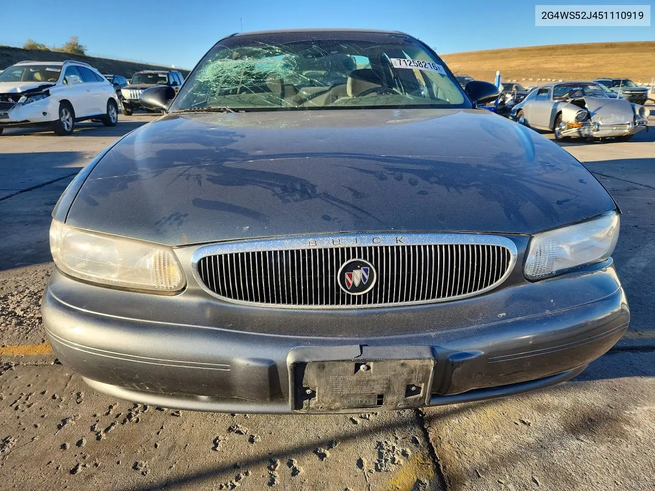 2005 BUICK CENTURY VIN 2G4WS52J451110919 — фото 5