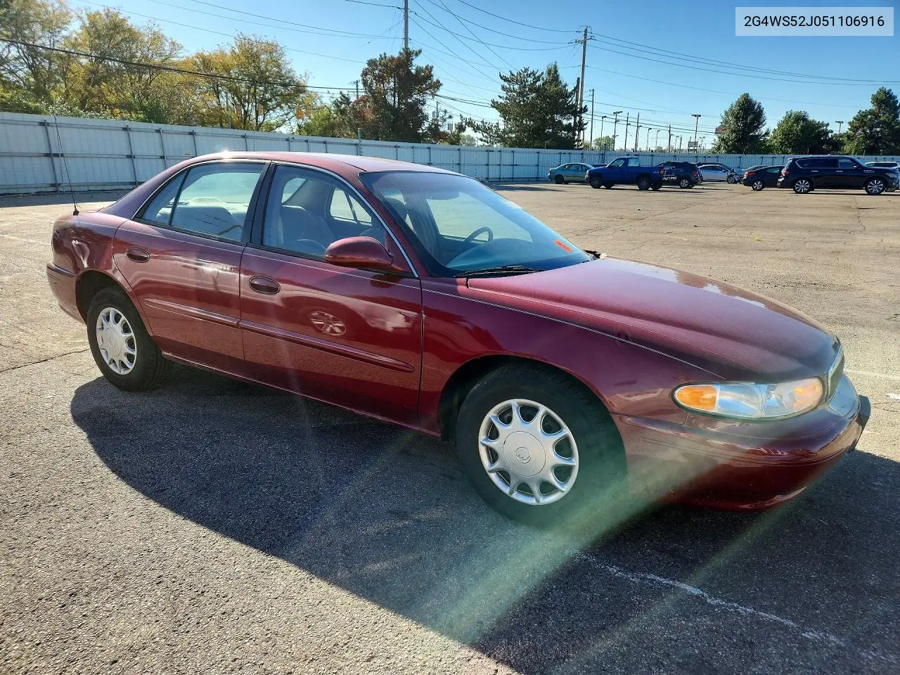 2005 BUICK CENTURY VIN 2G4WS52J051106916 — фото 4