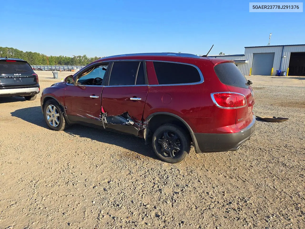 2008 BUICK ENCLAVE VIN 5GAER23778J291376 — фото 2