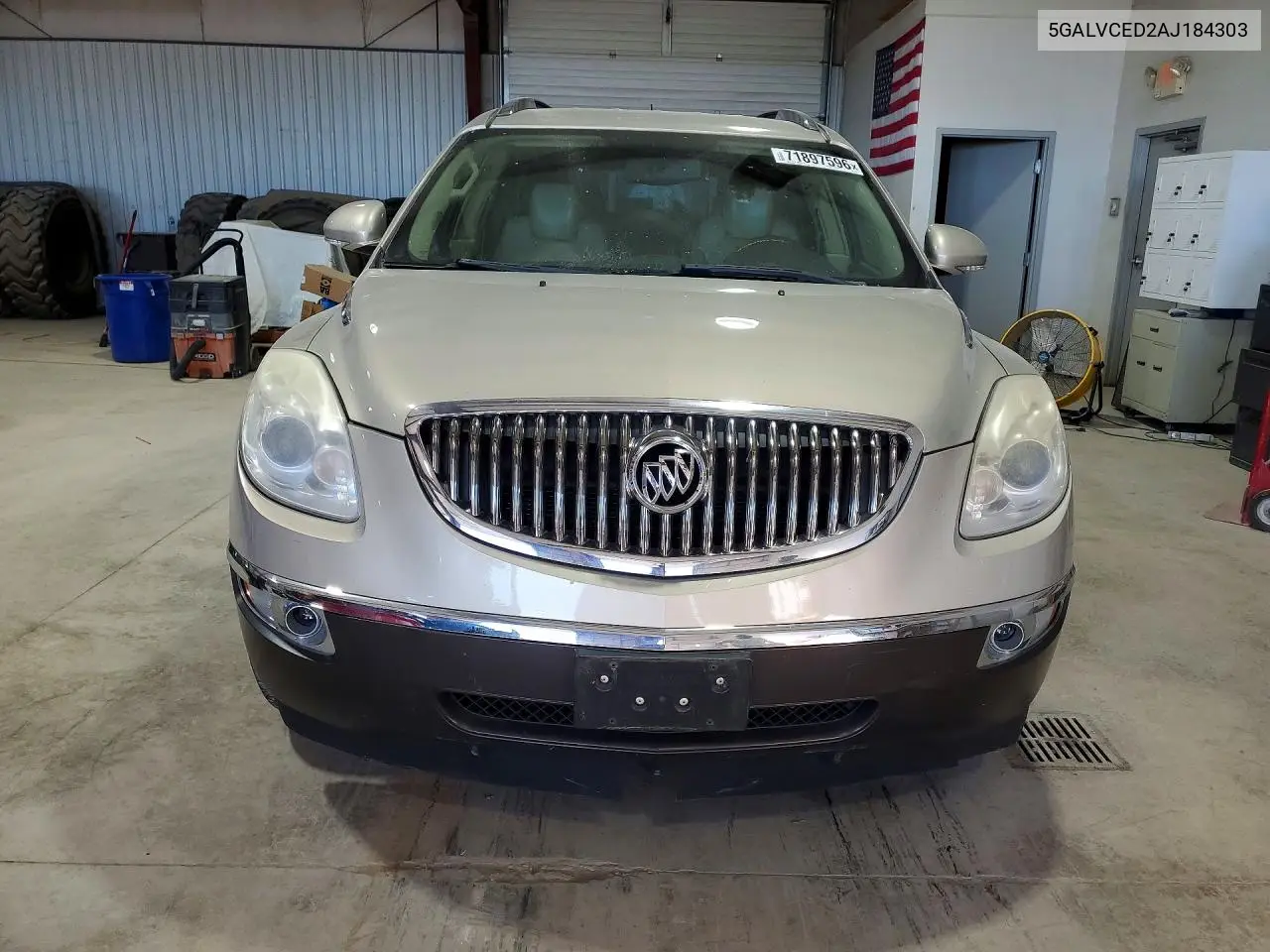 2010 BUICK ENCLAVE VIN 5GALVCED2AJ184303 — фото 5