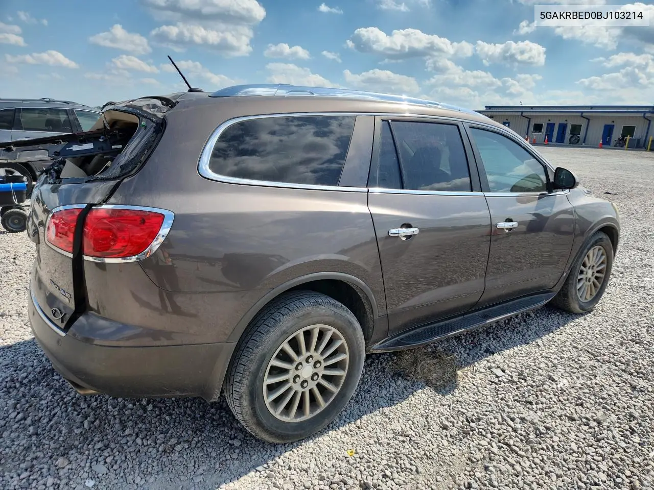 2011 BUICK ENCLAVE VIN 5GAKRBED0BJ103214 — фото 3