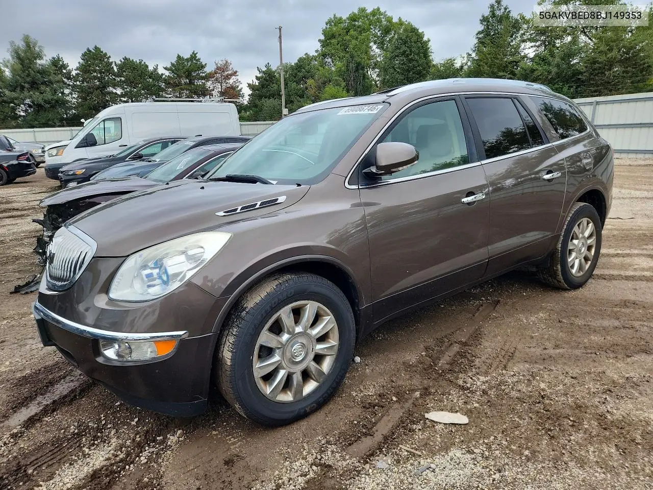 BUICK ENCLAVE 2011, VIN 5GAKVBED8BJ149353