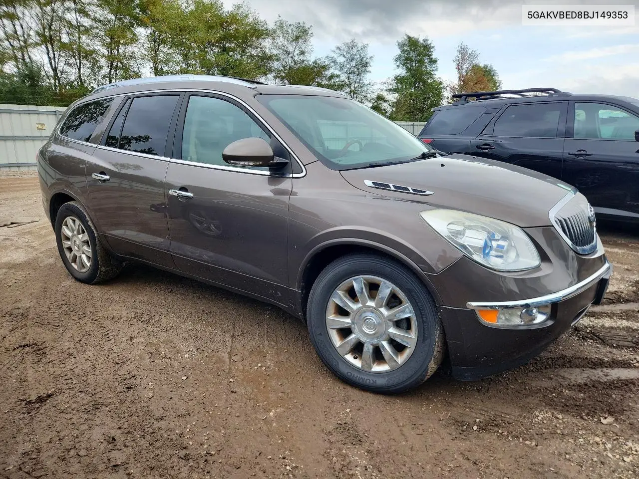 2011 BUICK ENCLAVE VIN 5GAKVBED8BJ149353 — фото 4