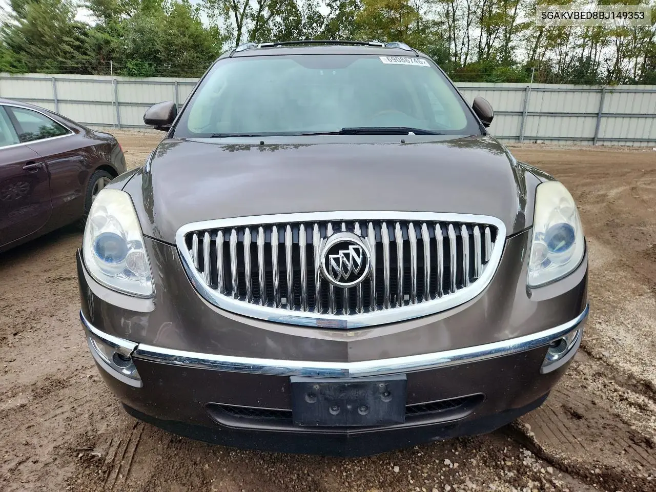2011 BUICK ENCLAVE VIN 5GAKVBED8BJ149353 — фото 5