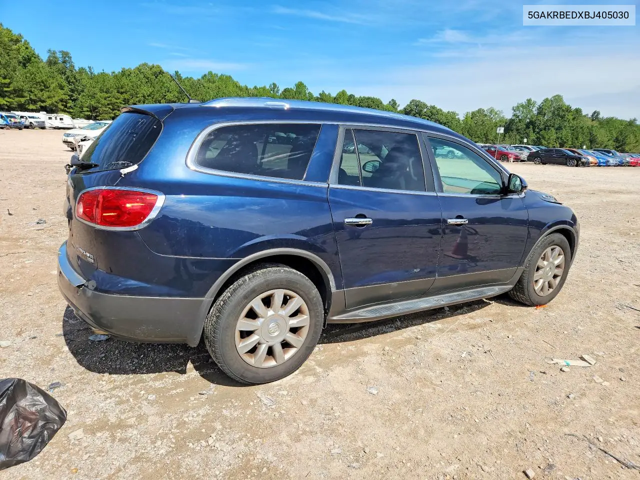 2011 BUICK ENCLAVE VIN 5GAKRBEDXBJ405030 — фото 3