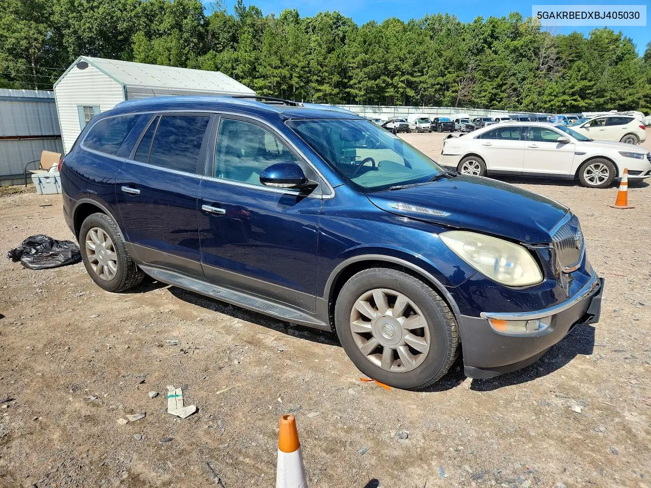 2011 BUICK ENCLAVE VIN 5GAKRBEDXBJ405030 — фото 4